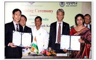 MoU with Boramae Flight Training Center South Korea