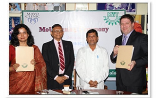 MoU with MAYO CLINIC, USA