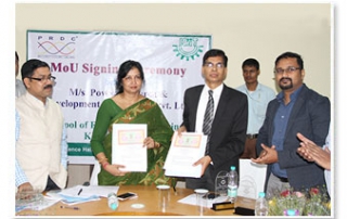 MoU with M/s. Power Research & Development Consultants Pvt. Ltd