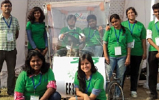 TEAM UTKRIT has cleared the prelims for SAE-NIS EFFICYCLE for the second time. Last year also the team had participated in SAE-NIS EFFICYCLE (MAINS). There they had figure of eight test, brake test, gradient test and finally the racing event. The event, sponsored by Maruti Suzuki, was participated by teams representing 62 colleges from different parts of the country. KIIT University was the only institution from Bhubaneswar to have made into the finals. Incidentally, it was also the first time that KIIT took part in the event.
