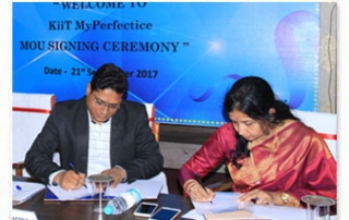 MoU Signing Ceremony Between My Perfectice & KIITU in progress.