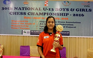Saina Salonika, a student of KiiT International School