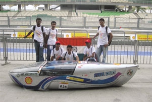 Supermileage Vehicle by KIITians Showcased at International Event