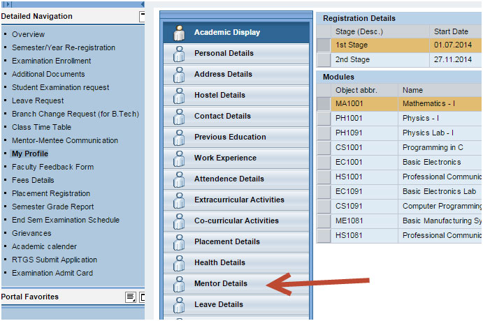 Know your mentor Step 3