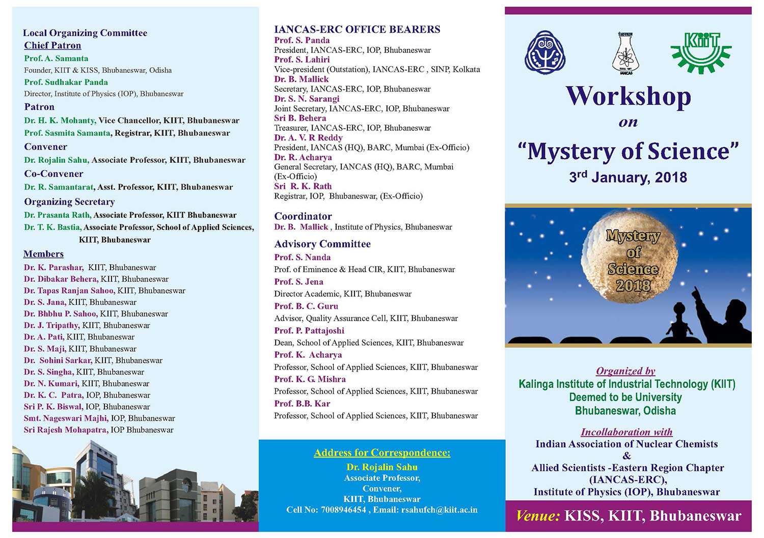 Workshop on Mystery of Science Workshop on Mystery of Science