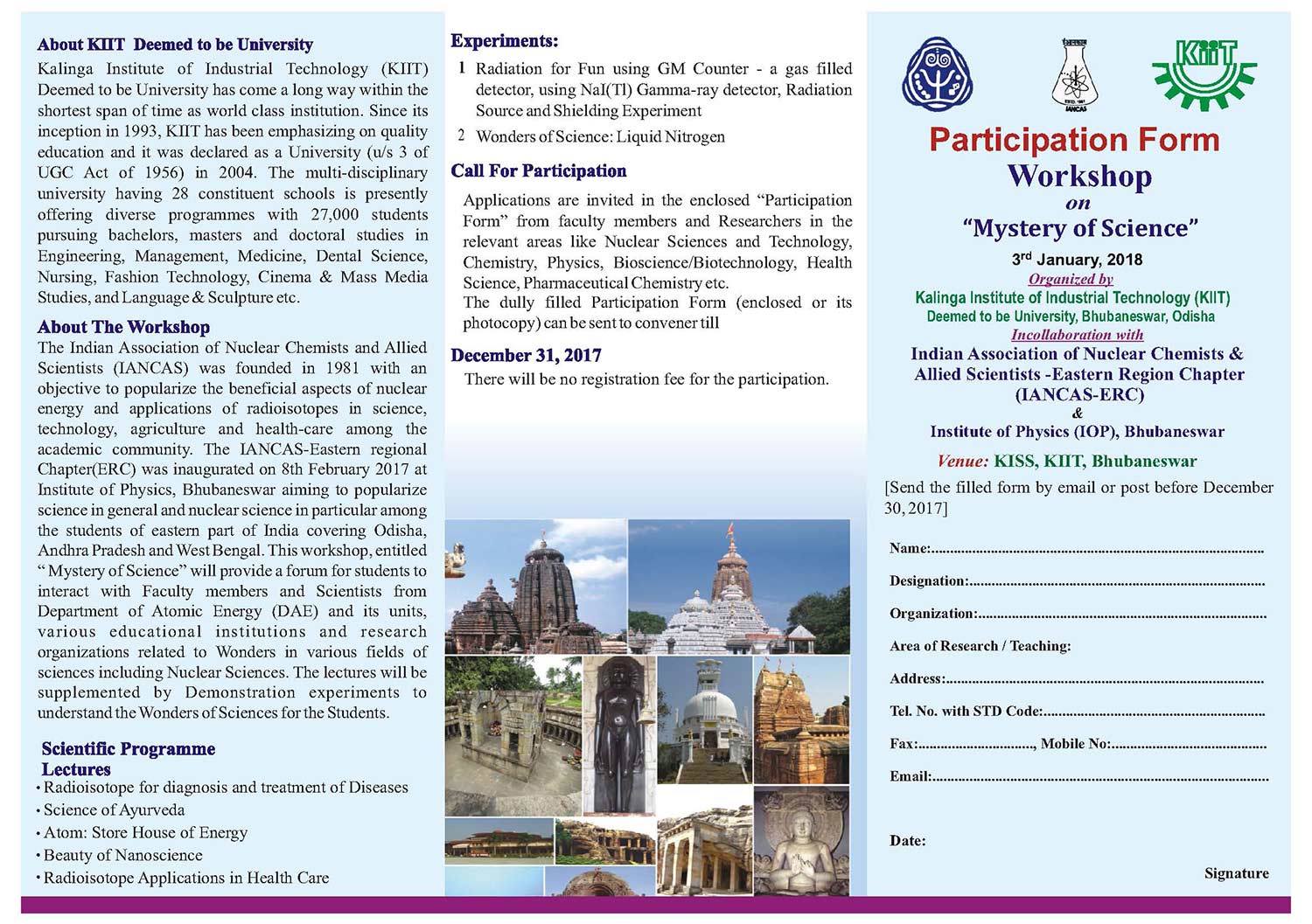 Workshop on Mystery of Science Workshop on Mystery of Science