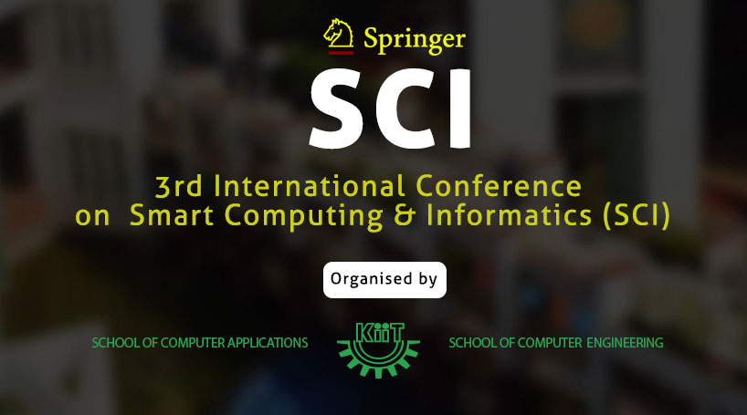 3RD INTERNATIONAL CONFERENCE ON SMART COMPUTING & INFORMATICS (SCI)